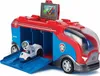 A toy Paw Patrol Mission Cruiser with a small robot inside, displayed on a white background. Produktbild-Vorschau
