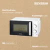 SEVERIN Mikrowelle MW 7885 700 Watt weiß/schwarz Produktbild-Vorschau 9
