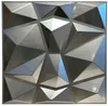 A close-up, straight-on view of a single 3D wall panel with a geometric, faceted design. Produktbild-Vorschau