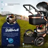Kiduku Kombinovaný kočík 3v1 Čierny Náhľad obrázku produktu 14
