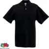 5 x Fruit of the Loom Original Herren-Polo Shirt Schwarz M Anteprima dell’immagine prodotto 2