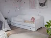 Łożko dziecięce EMMA z szufladą i barierką 140x70 szary Podgląd zdjęcia produktu 3