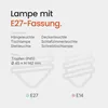 VITO E27 LED Filamentlampe G45 2W 300lm 2500K 240V 3 Stück Produktbild-Vorschau 5