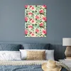 MuchoWow® Poster Blumen - Rosa - Schmetterling 60x90 cm - Produktbild-Vorschau 4