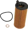 A car oil filter and two sealing rings are shown on a white background. Anteprima dell’immagine prodotto