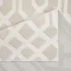 Teppich Kurzflor Wohnzimmer - Beige - 200x290 cm Rechteckig Produktbild-Vorschau 5