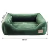 Prémiový pelíšek Velvet Green XXL - 120x95x25 cm | Měkká Náhled obrázku produktu 5