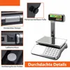 Bilancia digitale COSTWAY da 40 kg/5 g con display ad alta Anteprima dell’immagine prodotto 7
