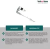 KOTARBAU® Schubriegel 800 x 180 mm Mit Vorhängeschloss Produktbild-Vorschau 2