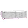 Gartenhocker mit Kissen 2 Stk. Schwarz Poly Rattan Produktbild-Vorschau 8