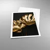 Poster - Poster ohne Rahmen - Golden Blätter Monster - Produktbild-Vorschau 3