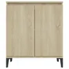 vidaXL Příborník Sonoma Dub 60x35x70 cm výrobek ze dřeva Náhled obrázku produktu 5