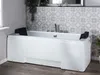 BELIANI Whirlpool-Badewanne Weiß 170 x 75 cm mit Produktbild-Vorschau 5