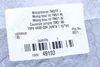 A label with product information and a barcode is shown on a bubble wrap background. Produktbild-Vorschau