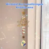 Lotus Kristall-Prisma Windspiel – Messingrahmen Produktbild-Vorschau 2