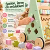 Houten loopwagentje – Loopwagentje voor baby's | 38 x 32 x Productafbeelding-voorbeeld 4