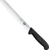 A bread knife with a serrated blade and a black handle, presented against a white background. Náhľad obrázku produktu