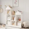 91x30x107cm,Kinderregal mit 7 Fächern,Burgdesign Produktbild-Vorschau 9