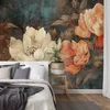 Muralo Vlies Fototapete BLUMEN Blätter Pflanzen Retro Stil Produktbild-Vorschau 10