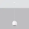 Lampa wisząca MINT biała 1xE27x15W ceramika / gips Podgląd zdjęcia produktu 2