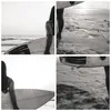 Poster - Poster ohne Rahmen - Frau Strand Surfen - 50x50 cm Produktbild-Vorschau 8