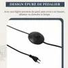 ZMH Lampadaire Noir 3 flammes Moderne Lampe sur pied E27 Voir les images du produit 8