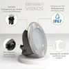 A ground spotlight with various features highlighted by text and diagrams. Produktbild-Vorschau