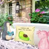 Mr. & Mrs. Panda Zierkissen Avocado Schwangerschaft - Gelb Produktbild-Vorschau 2