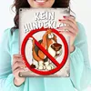 Metallschild mit Spruch: Kein Hundeklo! Metallschild Produktbild-Vorschau 3
