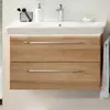 FACKELMANN MILANO Badmöbel Set 3 Teile / Keramik Produktbild-Vorschau 2
