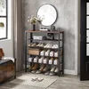 VASAGLE Schuhregal Schuhschrank Schuhablage mit 5 Produktbild-Vorschau 3