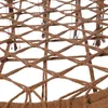 A close-up view of a woven brown rope hammock or hanging chair. Produktbild-Vorschau