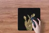 MuchoWow® Mauspad Mousepad Kaktus - Gold - Pflanzen 30x30 Produktbild-Vorschau 3