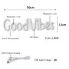 Rosikey LED Neonlicht Schild Good Vibes - 13x50cm Produktbild-Vorschau 6