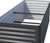 A raised garden bed made of corrugated metal. Podgląd zdjęcia produktu