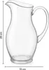 Karafa - akrylová - 2 litre - ľahká - 17 x 13 x 28 cm - Náhľad obrázku produktu 2