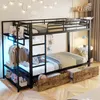 Abrihome Lit superposé 90 x 200 cm avec barrière de Voir les images du produit 2