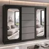 BELANO Schwebetürenschrank 200 cm mit Spiegel – Produktbild-Vorschau 2