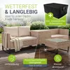 Juskys Polyrattan Lounge Santorini inkl. Abdeckung - Produktbild-Vorschau 2