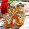 Unyqoos® Gouden theelichthouders van kwartsglas, set van 12 Productafbeelding-voorbeeld 7