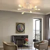 ZMH Deckenleuchte Weiß  6 Flammig Deckenlampe Vintage Produktbild-Vorschau 3