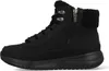 A black Skechers boot is shown from the side against a white background. Voir les images du produit