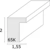 Deknudt S65KQ2 2x15x20 galeria drewniana brązowa Podgląd zdjęcia produktu 5