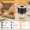 Elektrischer Zerkleinerer 350 ml, Mini Multizerkleinerer Produktbild-Vorschau 2