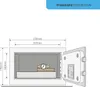 Yale Elektronischer Tresor mini, YSV/170/DB2/B, mit Code & Produktbild-Vorschau 3