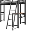 Flieks etagebed 90x200 cm met lattenbodem, hoogslaper met Productafbeelding-voorbeeld 7