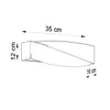 Wandleuchte Keramik SIGMA MINI 1xE27 15W Keramik/Glas Produktbild-Vorschau 4