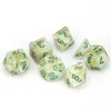 Chessex 7-Würfelset Marble Grün/Dunkelgrün Produktbild-Vorschau 1
