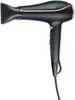 A black Beurer hair dryer with rose gold accents is shown against a white background. Podgląd zdjęcia produktu