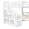 Flieks Etagenbett 90x200cm/180x200cm mit Ausziehbett, Produktbild-Vorschau 7